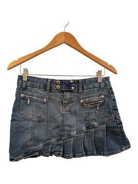 Y2K Denim Mini Skirt